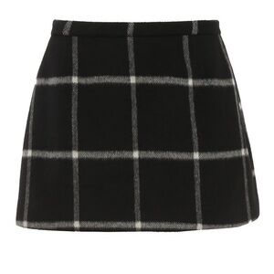 RED VALENTINO checked mini skirt size S (Italian 40) black/white